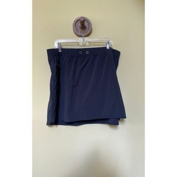 ATHLETA Black SKORT 1X NWOT