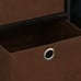 NEW 3x2 Bookcase Storage with Bins, Espresso/Brown
