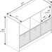 NEW 3x2 Bookcase Storage with Bins, Espresso/Brown