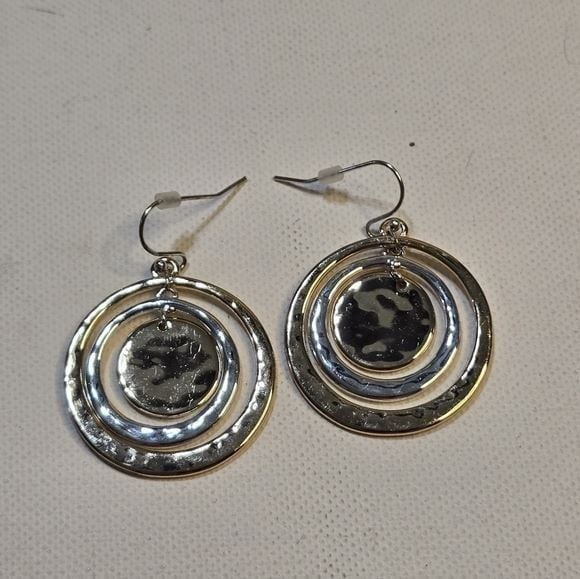 Robert Lee Morris Mixed Metals Chandelier Earrings New