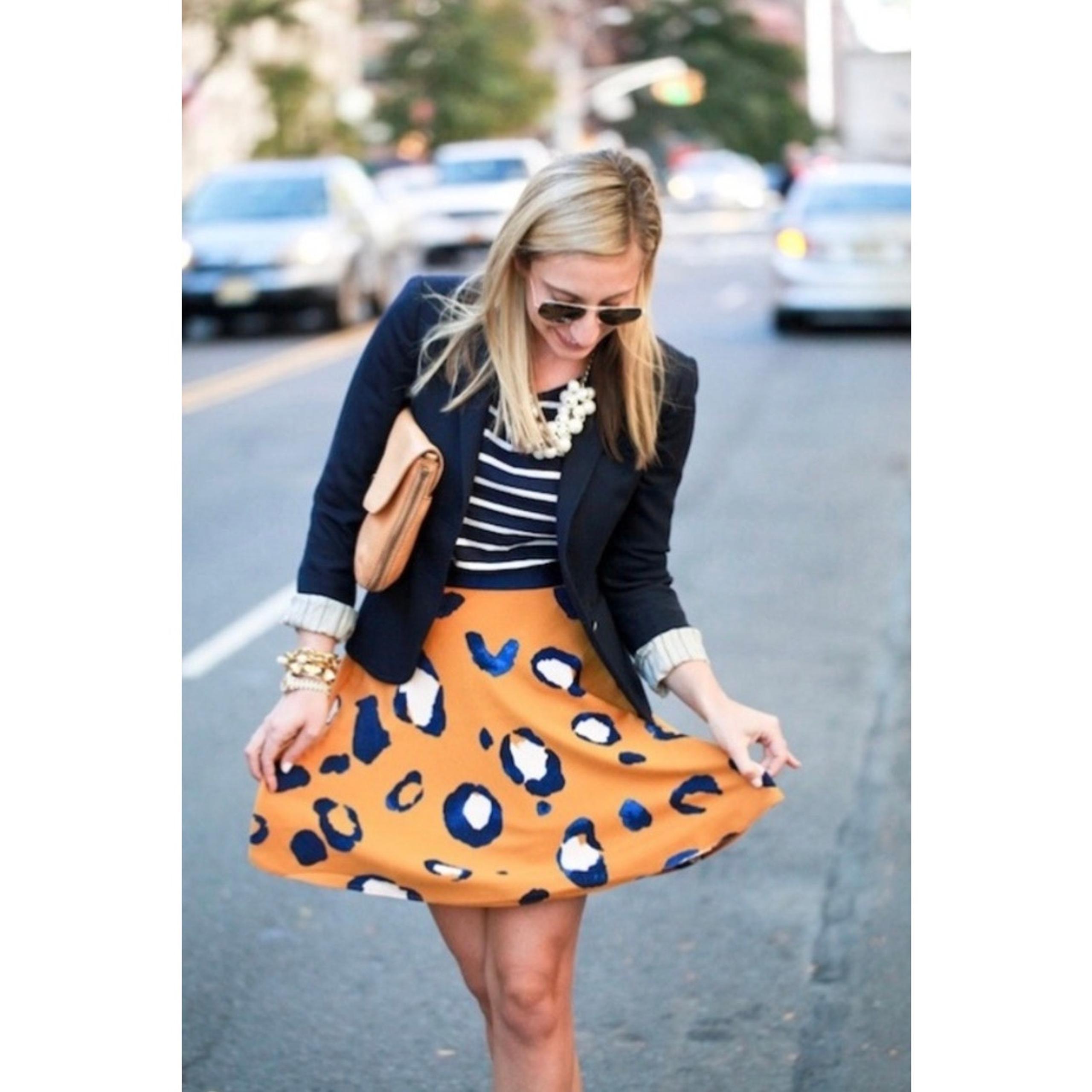 Philip Lim 3.1 for Target Skirt Animal Leopard Print Skater Flare Mini size 6