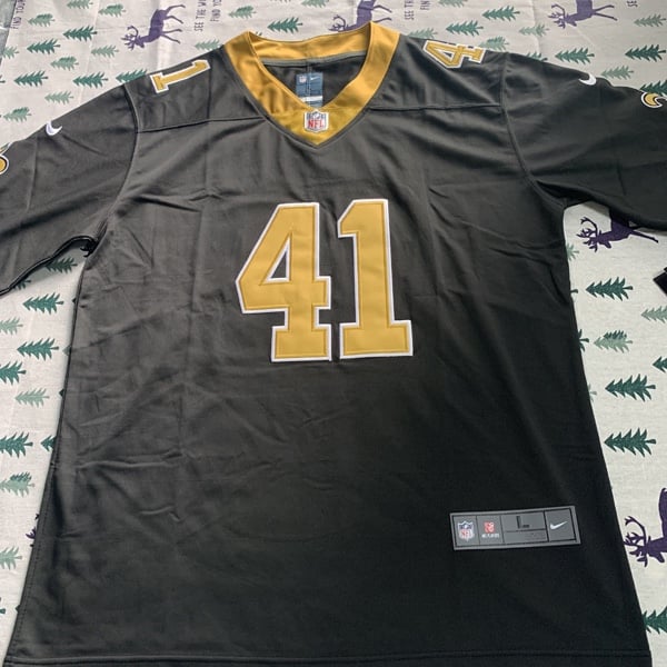 Nike Alvin Kamara #41 New Orleans Saints Jersey Black NFL