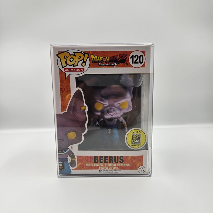 Beerus Metallic 2016 Comic Con Exclusive Dragonball Funko Pop #120