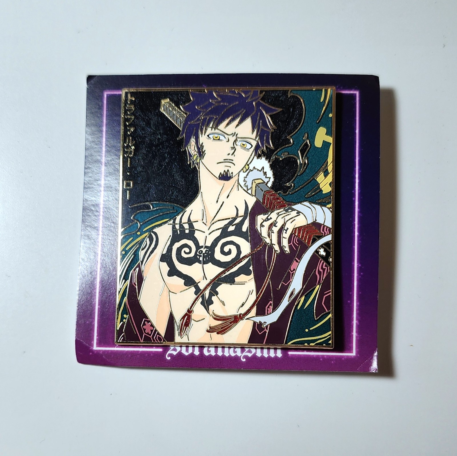 Trafalgar law one piece enamel pin soranashii