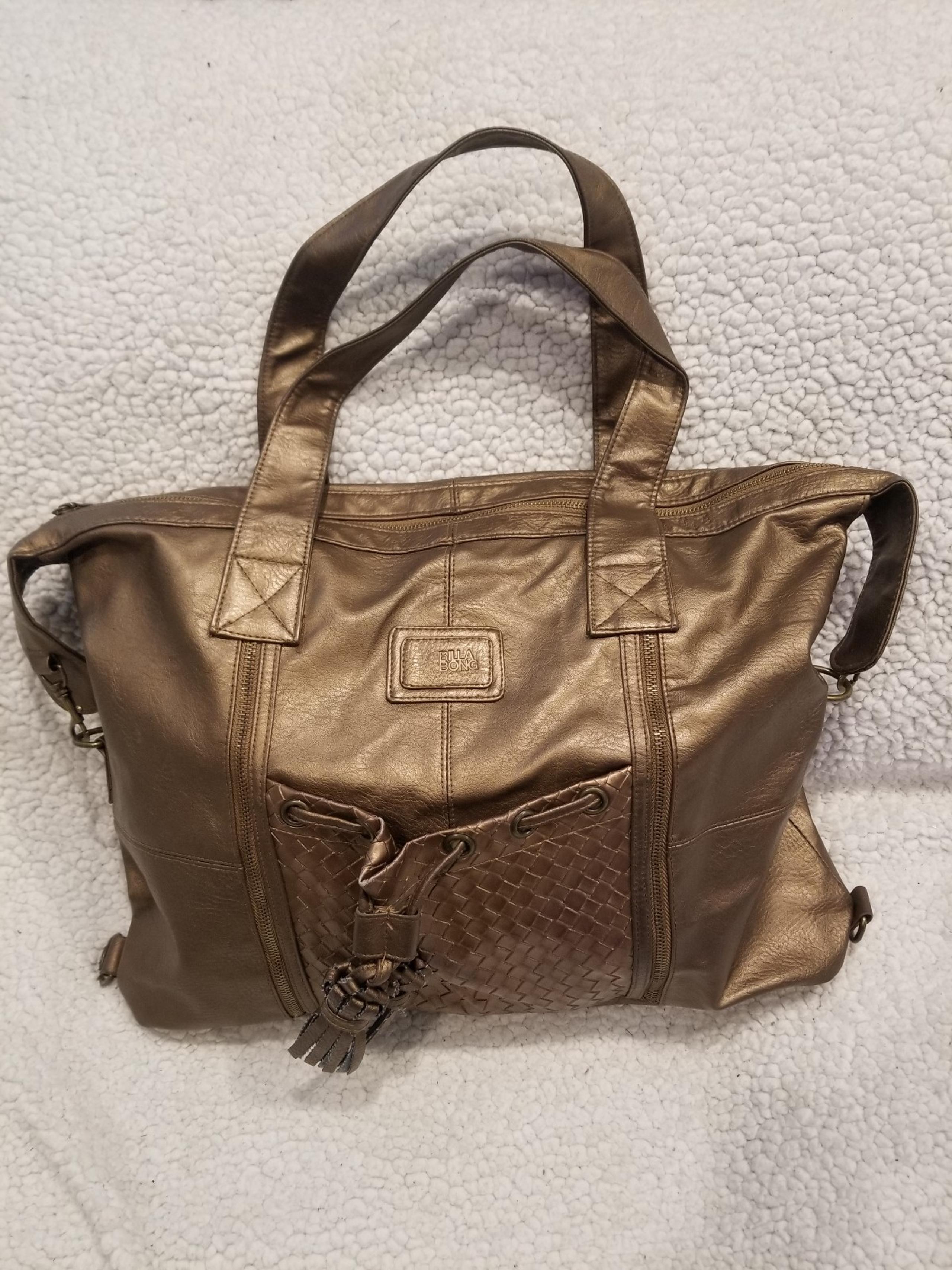 Billabong Bronze Metallic Womens Shoulder Bag