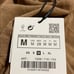 NWT. Zara Tan Wool and Tencel™ Sweater. Size M.