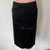 ATM Anthony Thomas Melillo Black Satin Tuxedo Pencil Skirt AW9050 KL EUC Size 0
