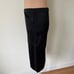 ATM Anthony Thomas Melillo Black Satin Tuxedo Pencil Skirt AW9050 KL EUC Size 0