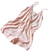NEW ANTHROPOLOGIE Cloth & Stone Cream Pink Deep V Back Tank Shorts Romper Large