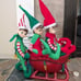 Mr Christmas Sleigh Full Of Elves Plays 24 Songs With Led Lights