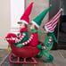Mr Christmas Sleigh Full Of Elves Plays 24 Songs With Led Lights
