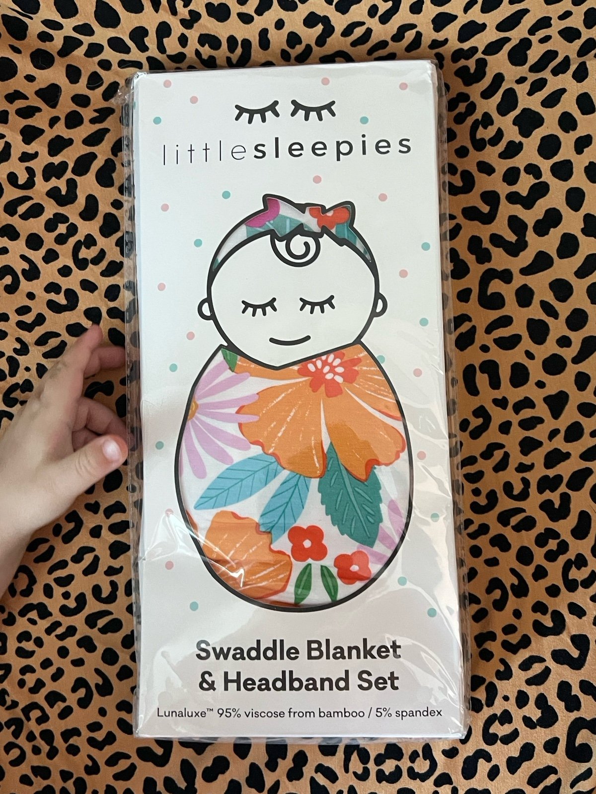 Little Sleepies Beachy Blooms Swaddle