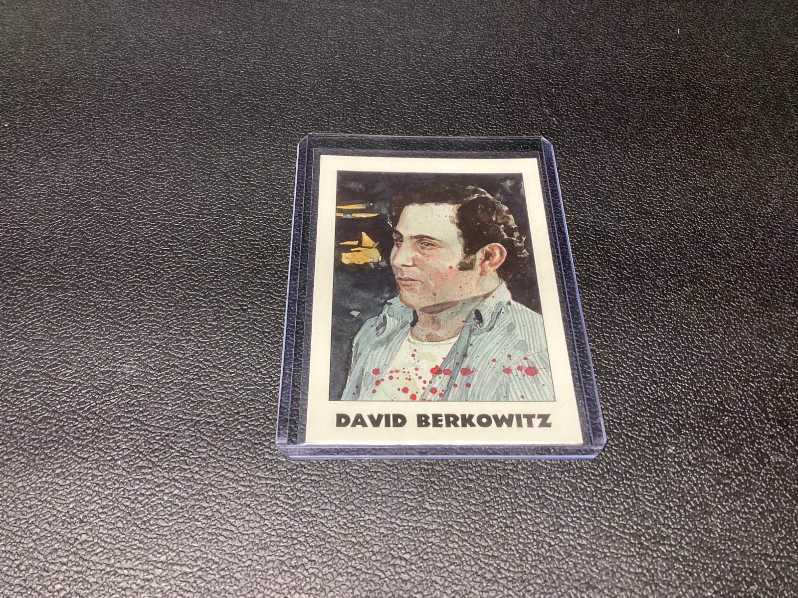 Extremely Rare 1992 True Crime David Berkowitz A.K.A. son of Sam Trading Card