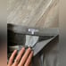 Jennifer Lopez Metallic Sparkle Dress Shorts Silver Gray Size 12