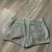 Jennifer Lopez Metallic Sparkle Dress Shorts Silver Gray Size 12