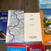 Vintage European Map Lot France Italy France Switzerland London Ireland