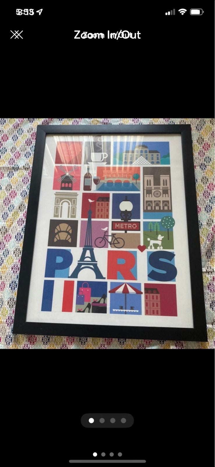 Paris selling framed artwork