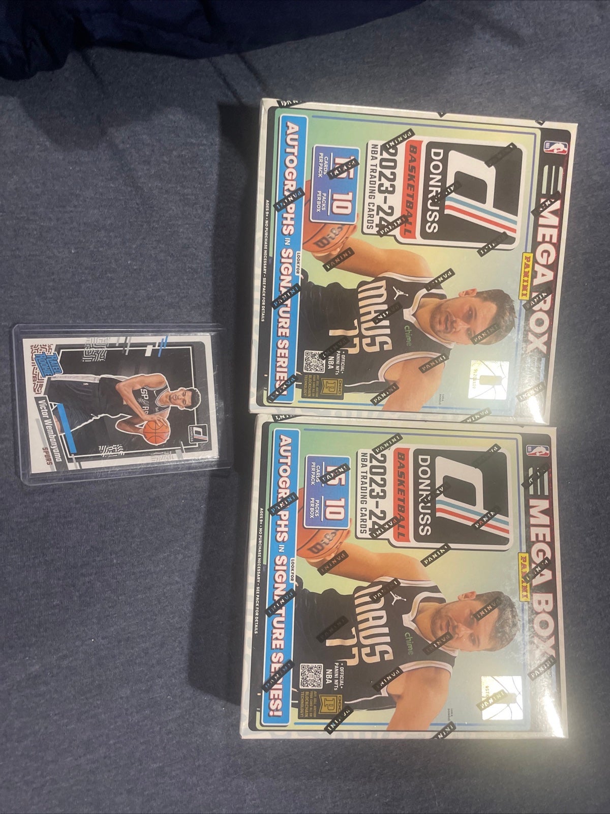 NBA MEGA BOX LOT AND WEMBY ROOKIE