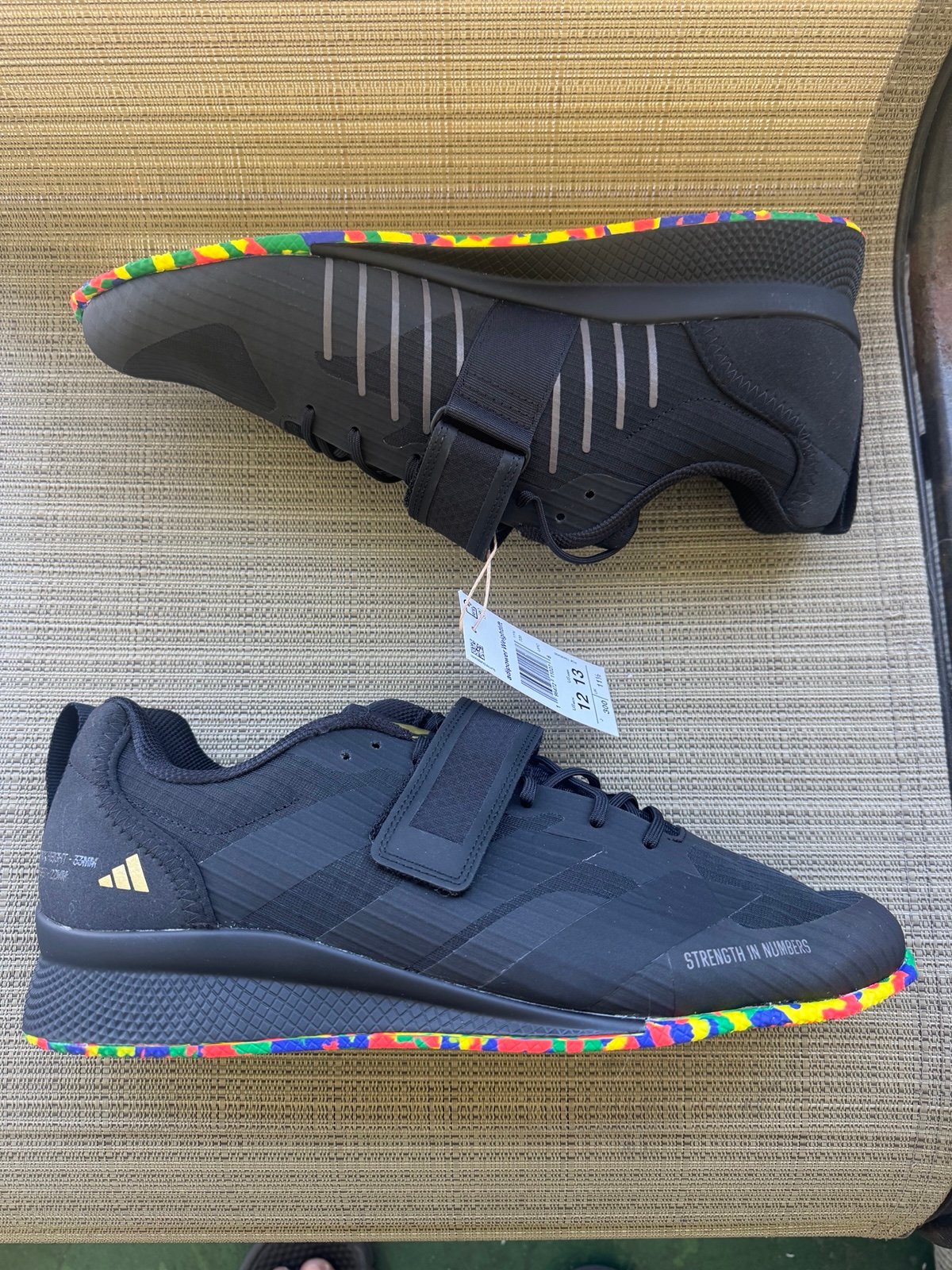Adidas Adipower Weightlifting III Unisex FitnessGym Sports Shoes NWT IF0534 Sz12