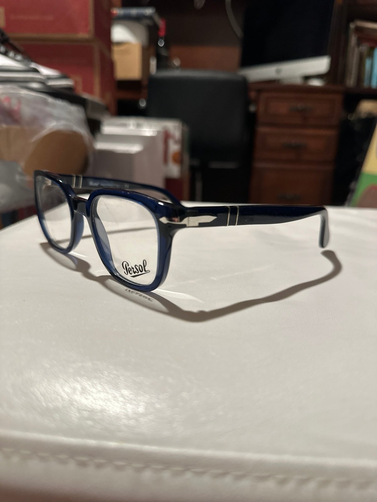 Blue Persol Eyeglasses