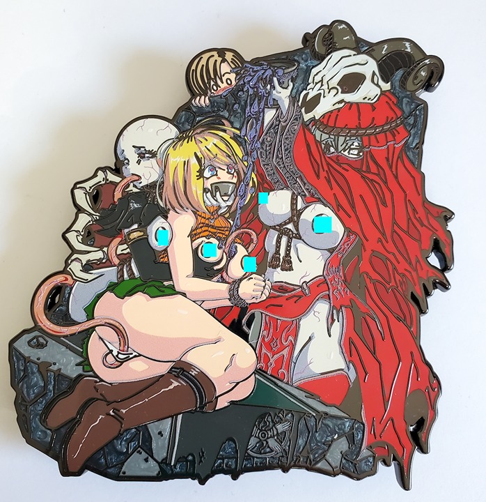 Las Plagas Playtime - Captivating Audience - Standard Variant - Lewd Enamel Pin