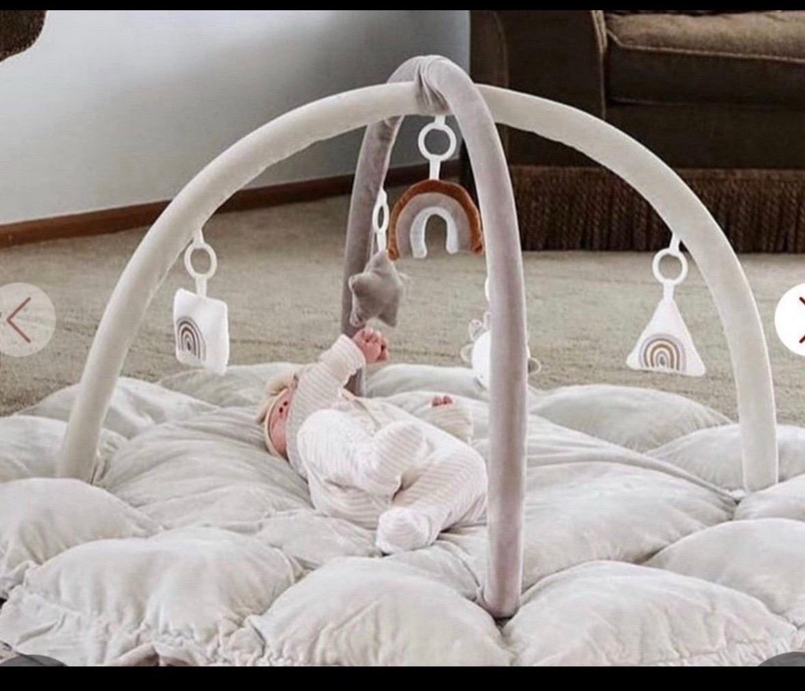 5-In-1 Thick & Plush Play Gym, Convertible Stage-Based Developmental Activity Gy