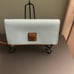 NWT Dooney & Bourke Pale Blue Pebble Grain Foldover Wallet