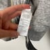 Madewell MWL Reversible Puffer Hoodie Jacket Cropped Grey Size XS NWT