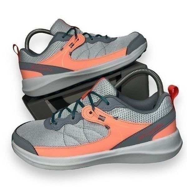 Columbia Trailstorm Sneakers Cirrus Grey/Red Hibiscus BY5959-031 Youth 6 Women 7