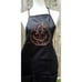 Halloween Jack-o-lantern embroidered apron pot holder Kitchen Housewarming gift