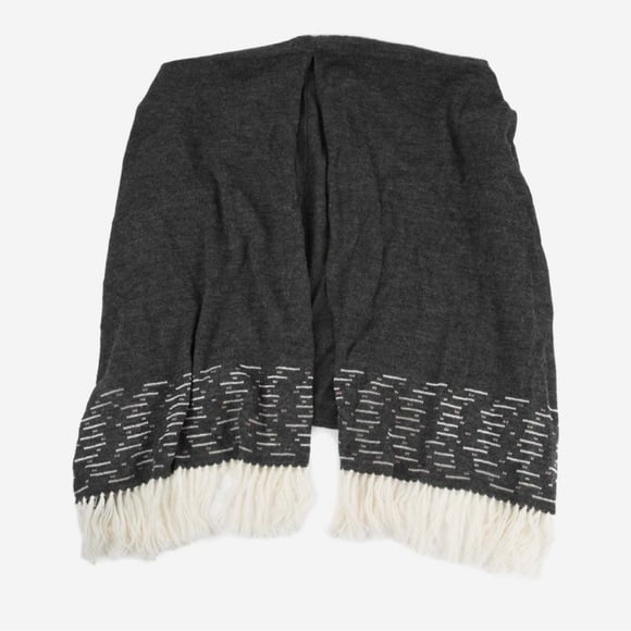 Noonday Collection Cusco Shawl Poncho Wrap Alpaca Wool Handmade in Peru Winter