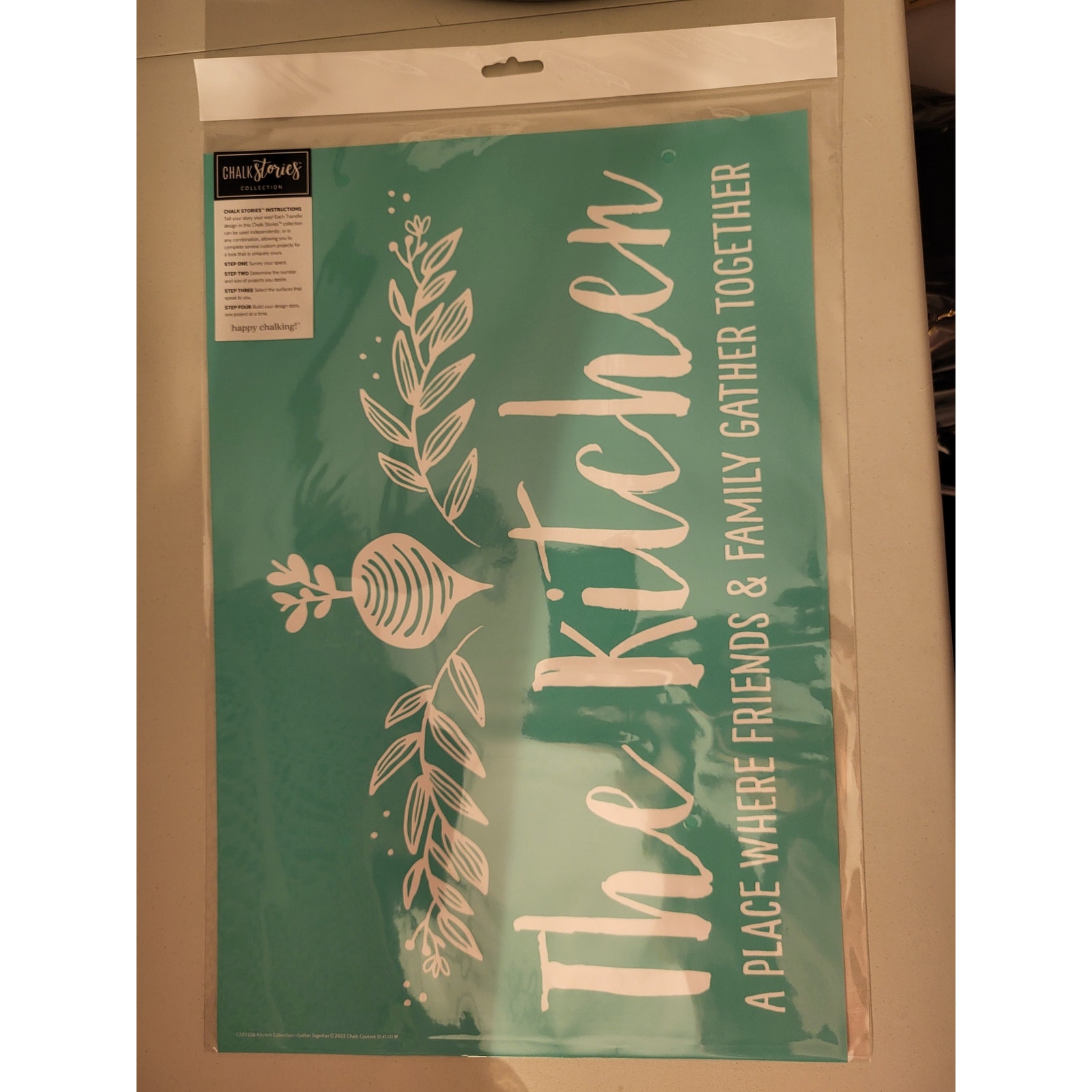 Chalk Couture Silk Screen Transfers- New - Kitchen_ 12 x 18