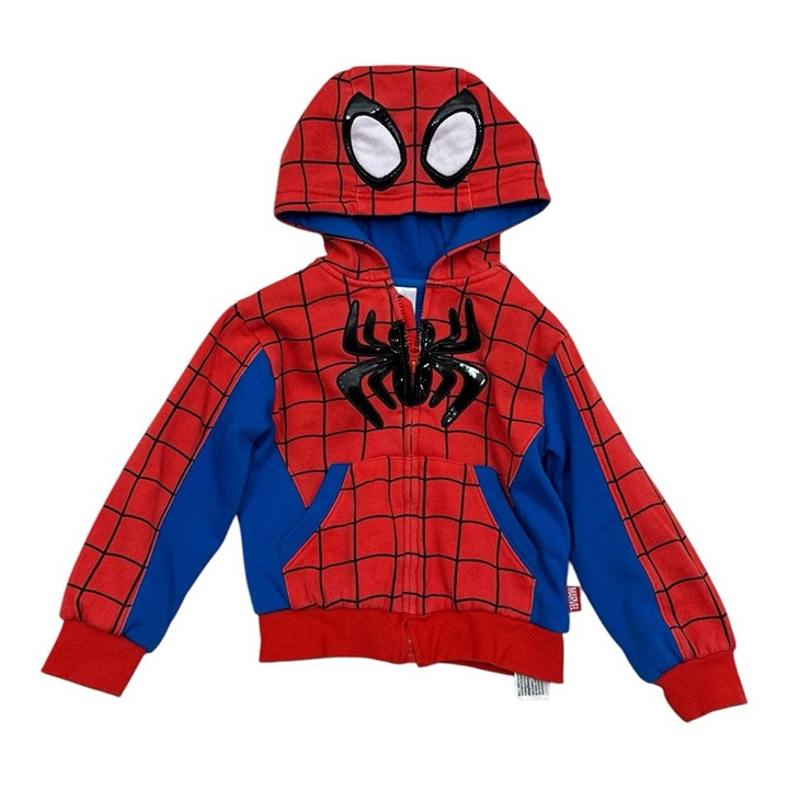 Disney Store Marvel Spider-Man Spidey & His Amazing Friends Hoodie Boys XS