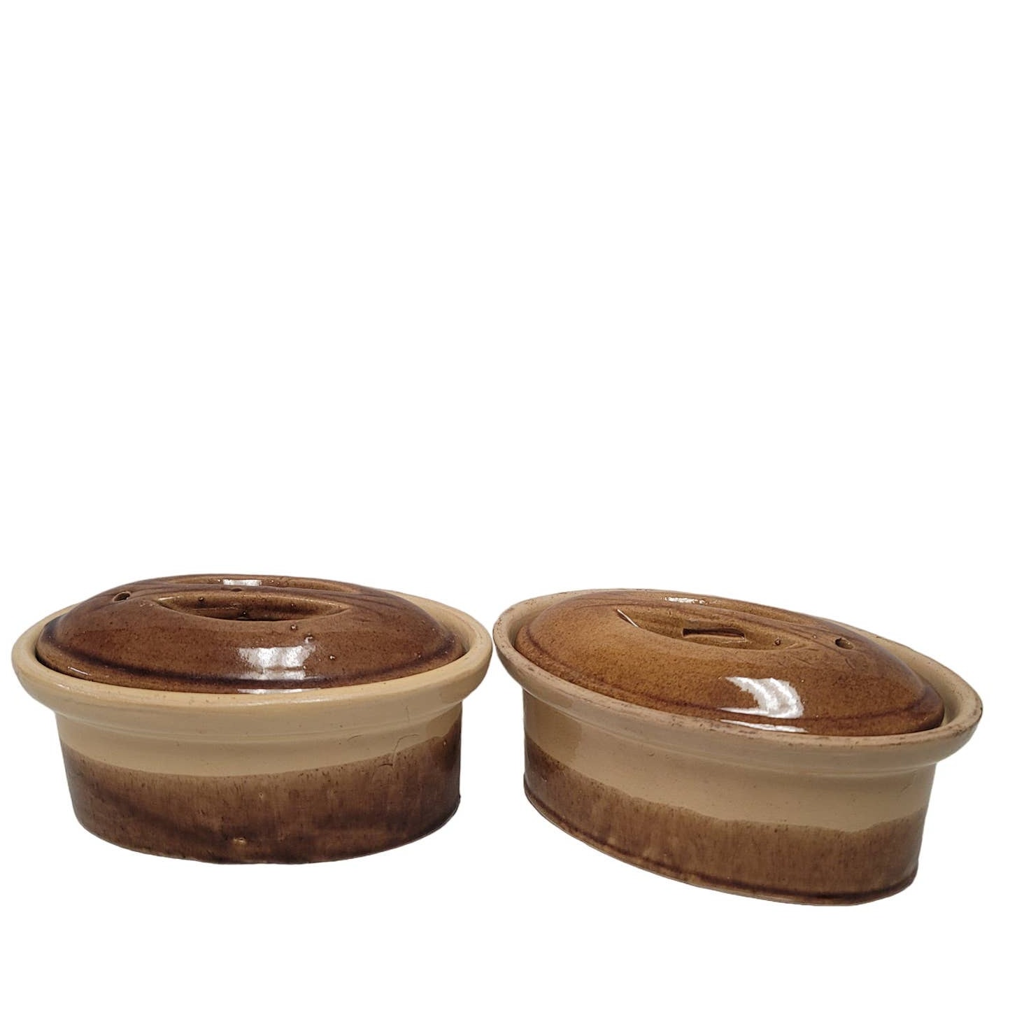 La Bourguignonne 6 Terrine Dutch Oven Stoneware Made in France - Set of 2