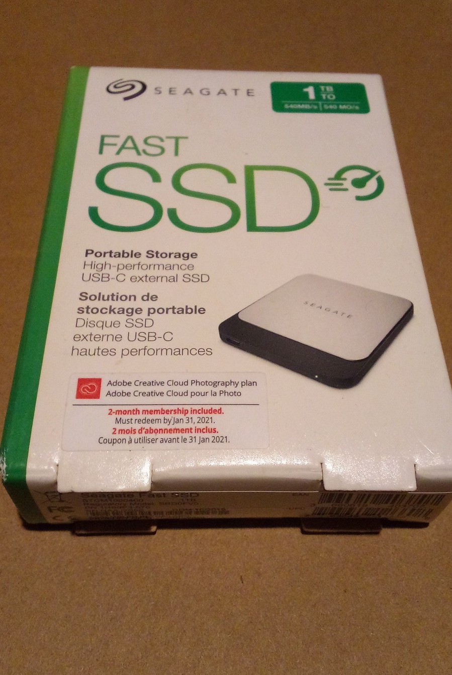 Seagate Fast SSD Portable Storage  1TB