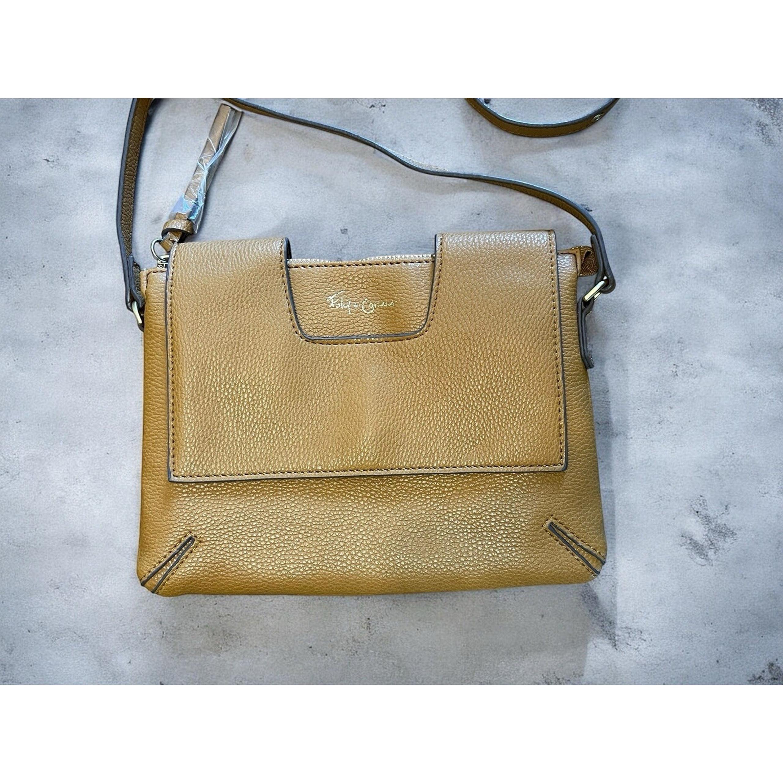 Foley + Corinna Delancie Flap Crossbody in Tan