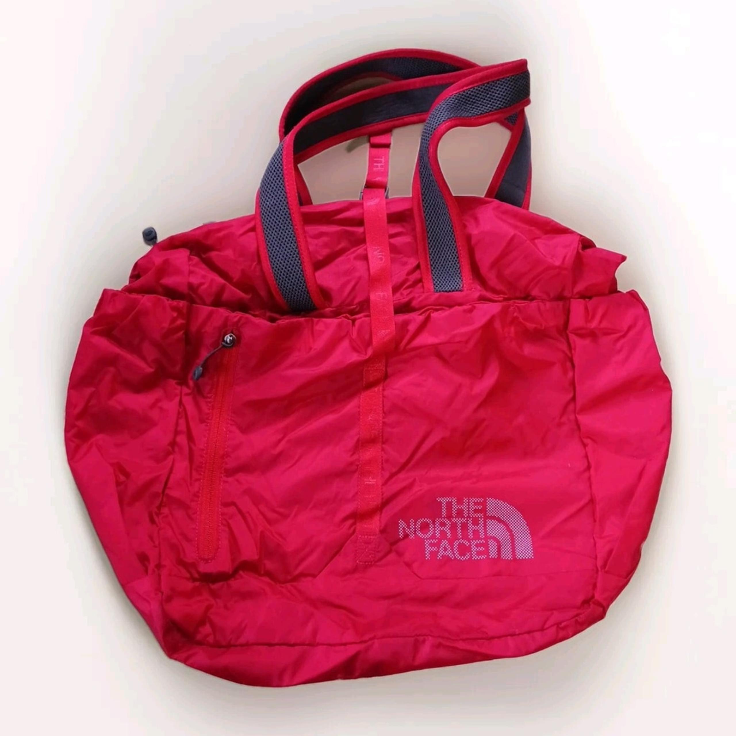 VTG The North Face Packable Flyweight Shoulder Bag Red