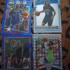 Rookie anthony edwardsvprizm col anthony.optic a james.all star disco more.c