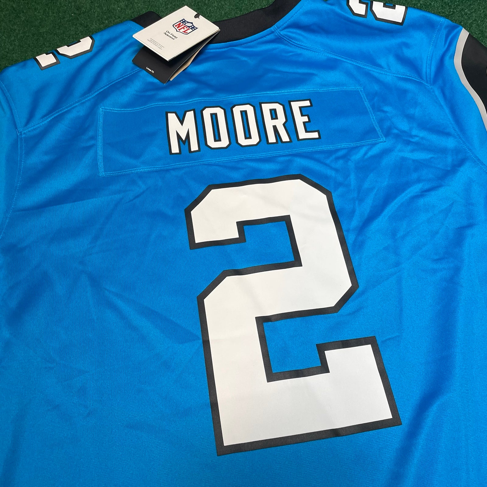 Nike DJ Moore Carolina Panthers NFL Jersey Size XXL Brand New with tags