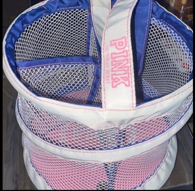 Rare & vhtf Vintage PINK shower caddy