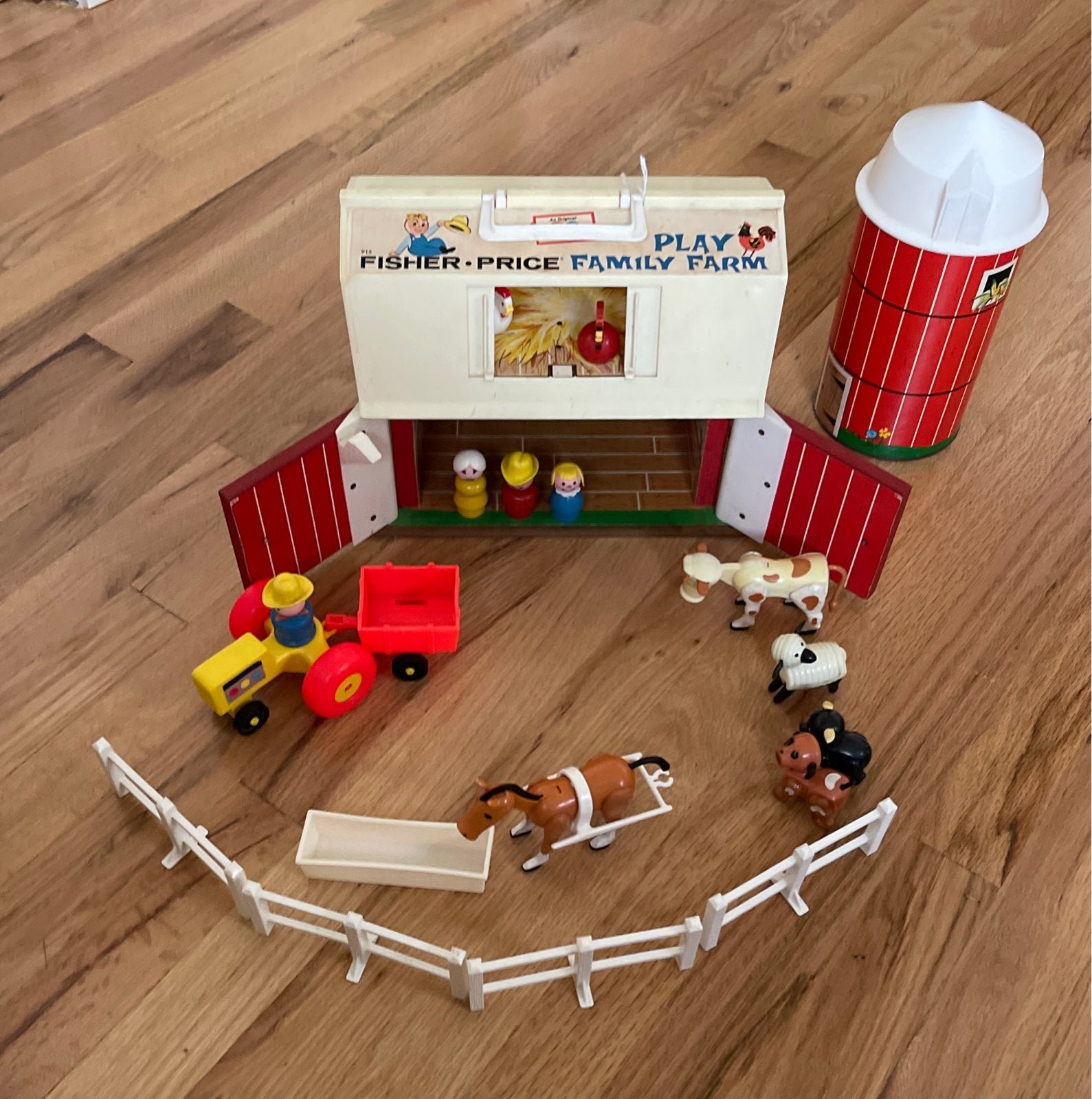 Vintage 1960's Fisher Price Family Play Farm