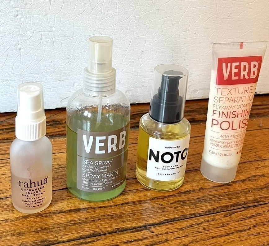 Hair styling product bundle of four