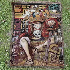 One Piece manga tapestry