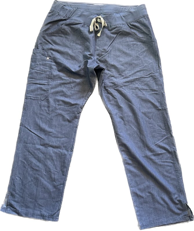 Figs Scrubs Women's Elastic Waist Pants Size Large Drawstrings