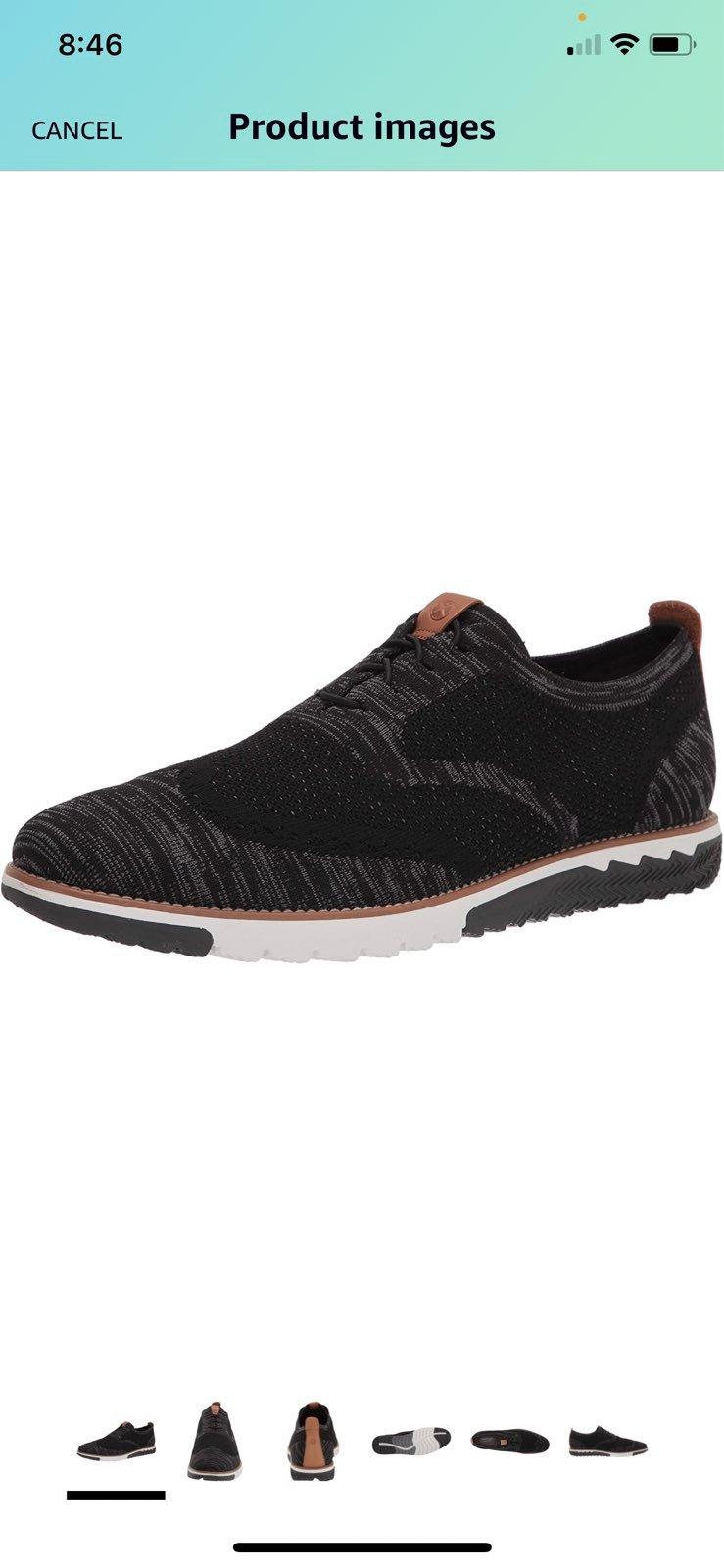 Hush Puppies Men's Expert Wingtip Knit Oxford 13 WIDE