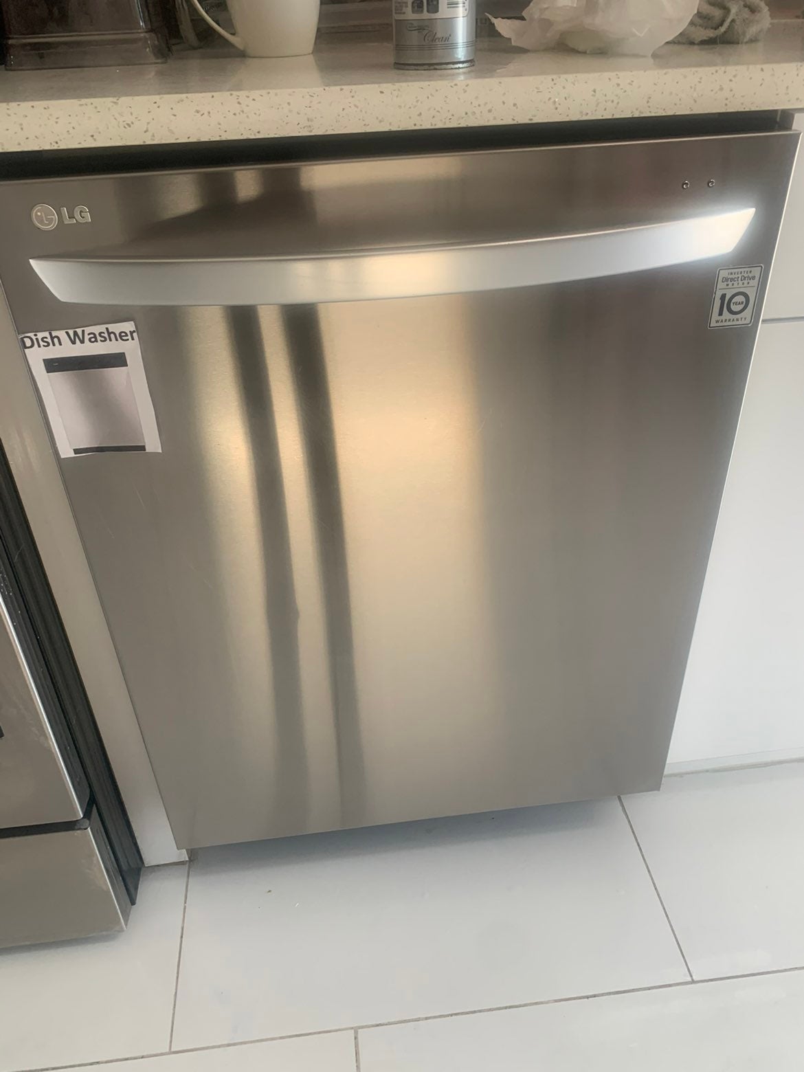 LG Stainless Steel Dishwasher (Negotiable)