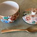 RARE Kutani Antique Japanese Hand Painted Floral Gold Gilt Porcelain Sugar Dish