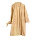 Vintage A Trigere Trench Coat Light Pink Long Open Front Jacket Overcoat Size 6
