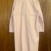 Vintage A Trigere Trench Coat Light Pink Long Open Front Jacket Overcoat Size 6