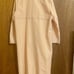 Vintage A Trigere Trench Coat Light Pink Long Open Front Jacket Overcoat Size 6